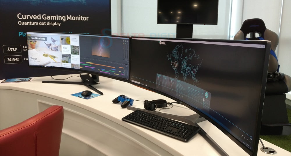 Samsung Curved Gaming Monitors Quantum Dot Display