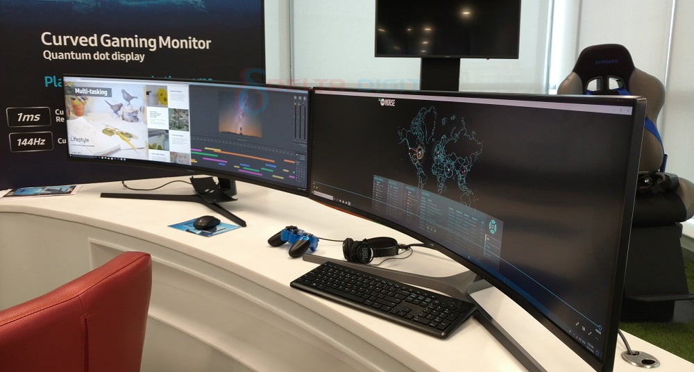 Samsung Curved Gaming Monitors Quantum Dot Display